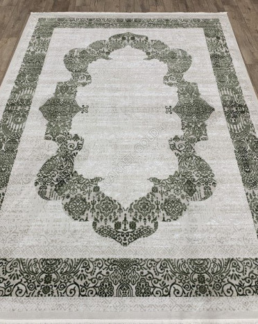 04570C CREAM/GREEN DECO