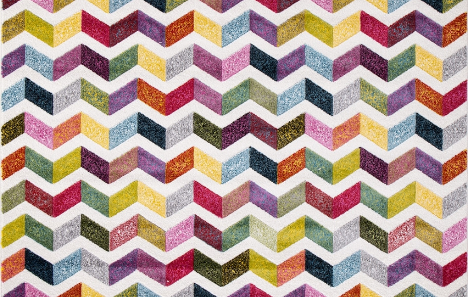 Детский ковер C056 - MULTICOLOR-GRAY