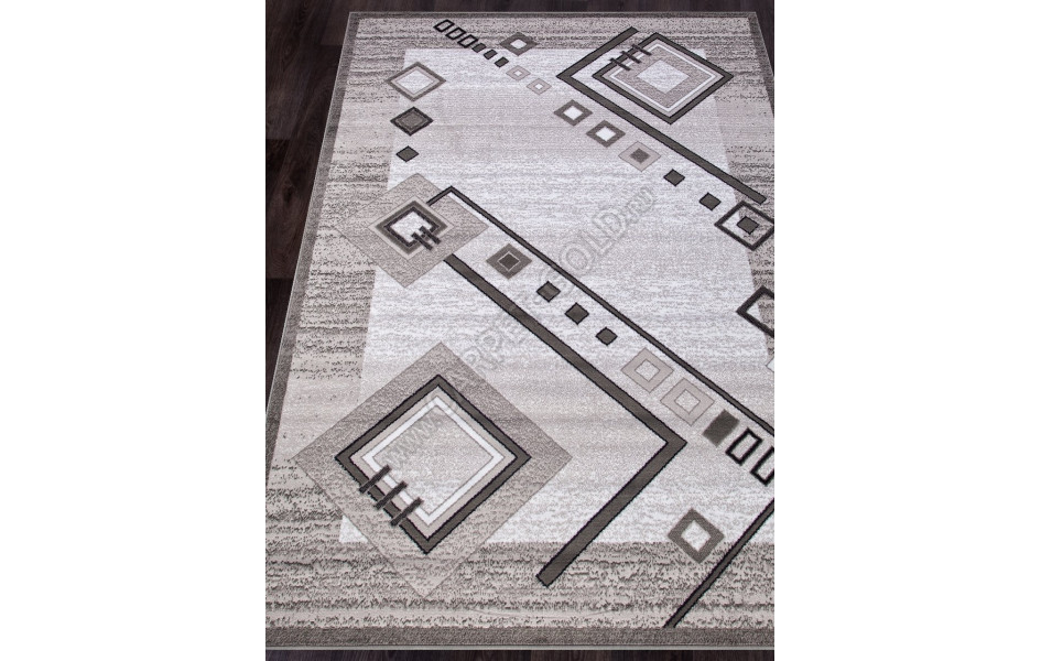 Ковер d188 - GRAY - Прямоугольник - коллекция SILVER