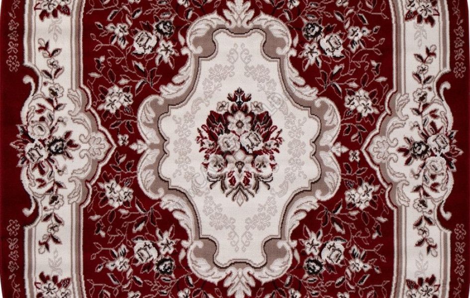 Ковер D017 - RED - Овал - коллекция GAVANA