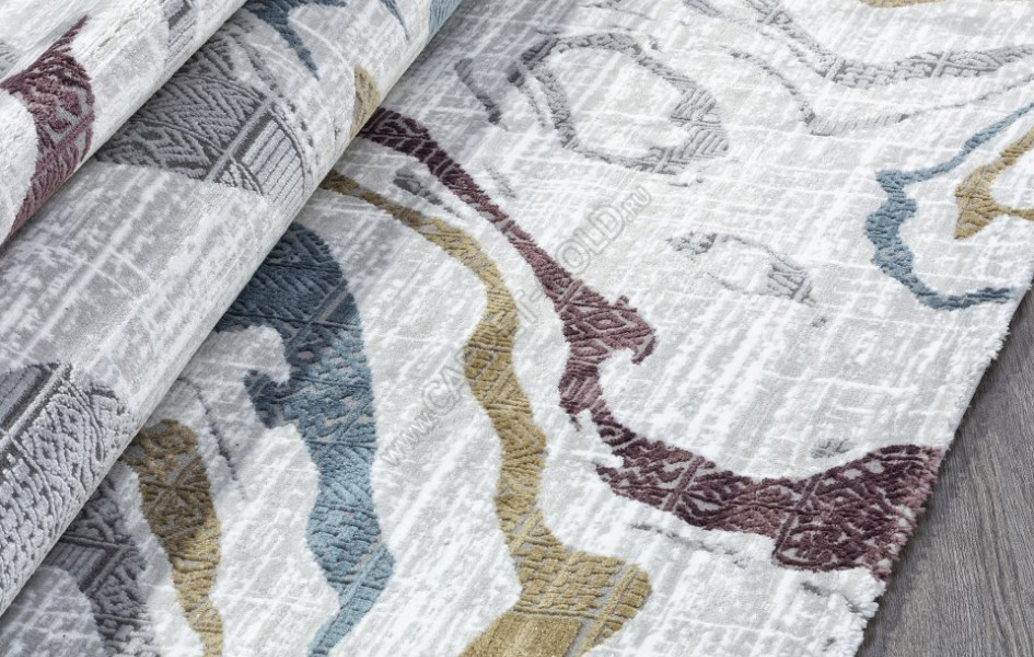 Ковер PN039G - GREY / GREY - Прямоугольник - коллекция PANAMA