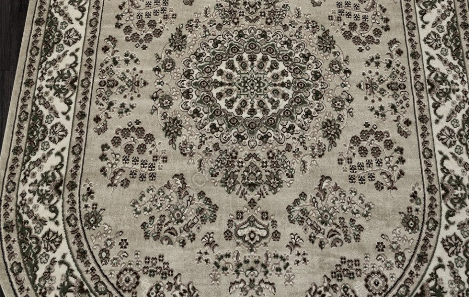 Ковер D285 - BEIGE - Овал - коллекция GAVANA